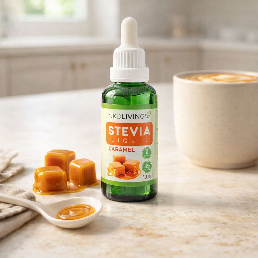 NKD Living Liquid Stevia Caramel 50ml - Image 2