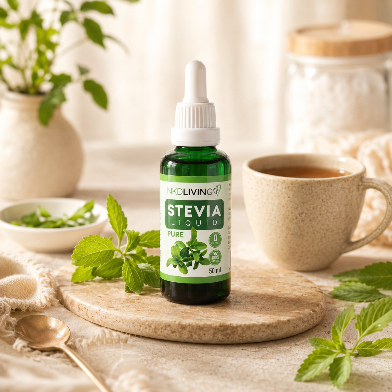 NKD Living Liquid Stevia Pure 50ml - Image 2