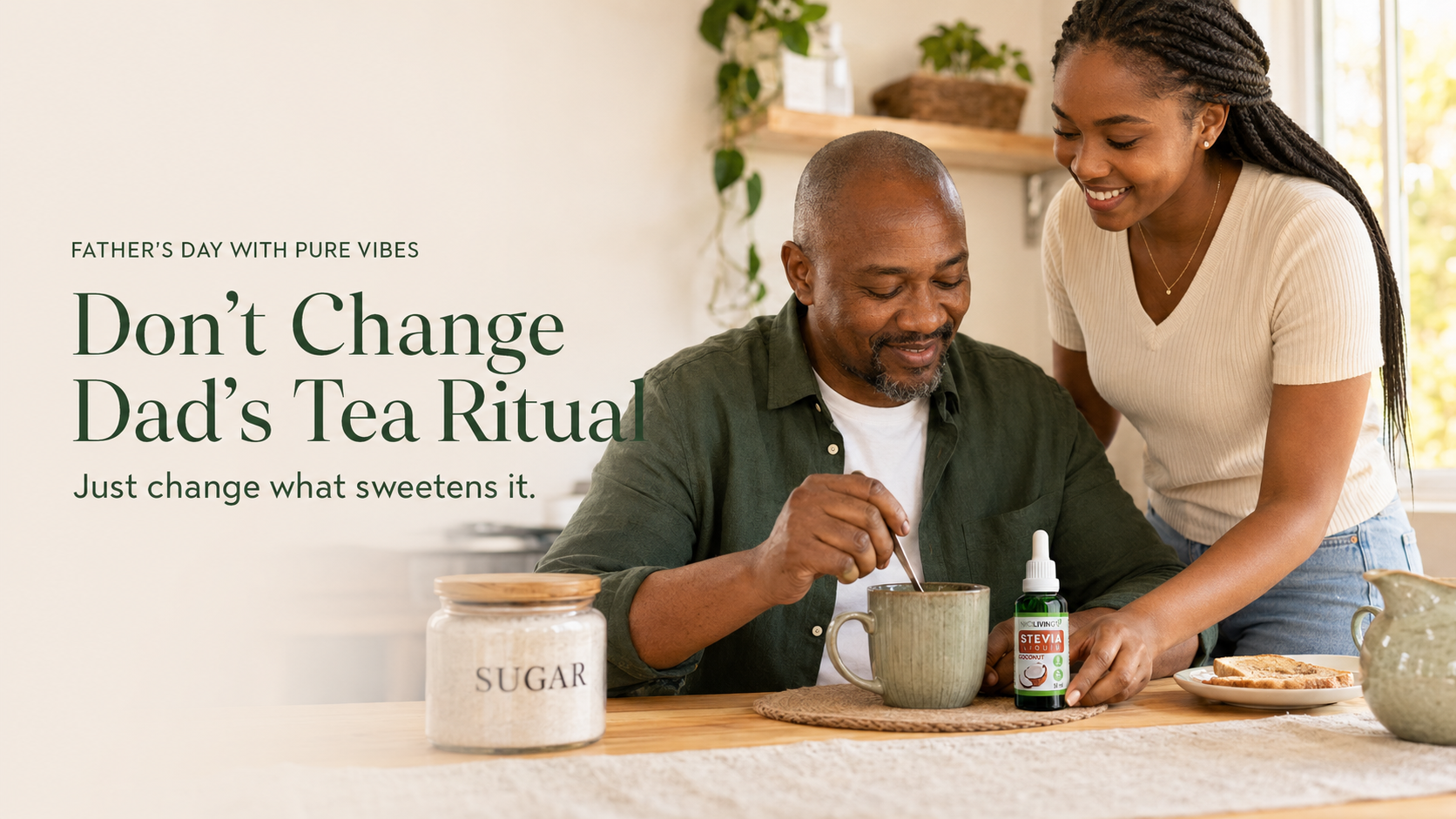 Don’t Change Dad’s Tea Ritual — Just Change What Sweetens It
